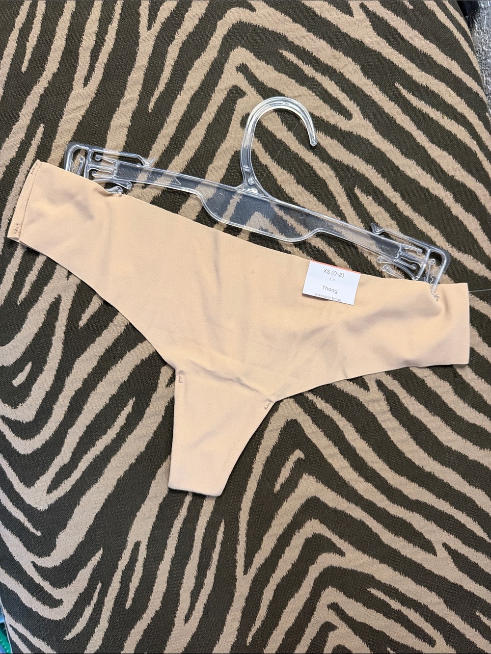 Soft tan micro thin extra small 0–2 AUDEN G-string woman’s underwear #P10
